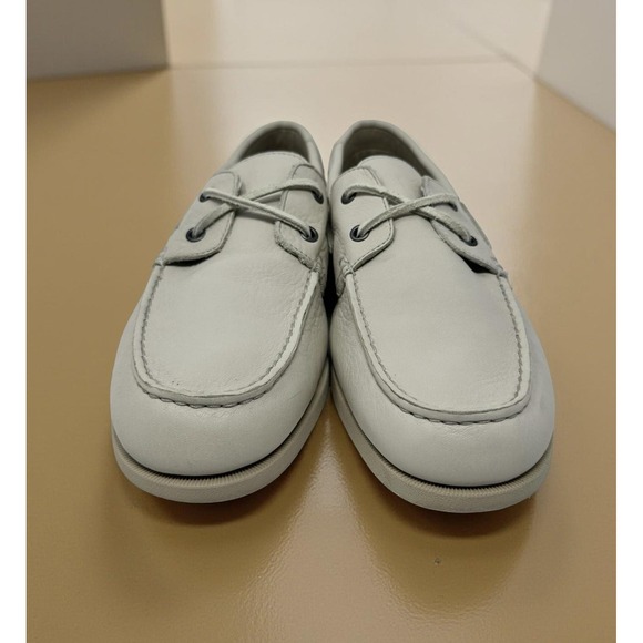 Rockport Shoes Mens Size 11 Gray Leather Boat Deck Casual Comfort Adiprene 45 EU - Picture 1 of 14